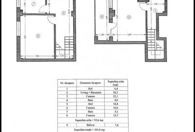 Apartament cu 4 camere decomandat, mobilat în Valea Lupului - 19