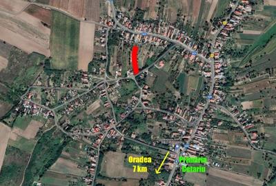 Teren intravilan cu front stradal de 25 ml, Cetariu, Bihor, 7 km de Oradea - 3