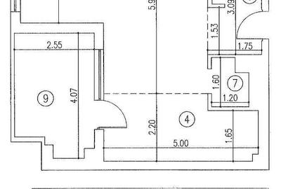 Apartament cu 2 camere decomandat în Odăile - 4