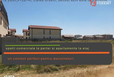 Teren de 842 mp, în Sud