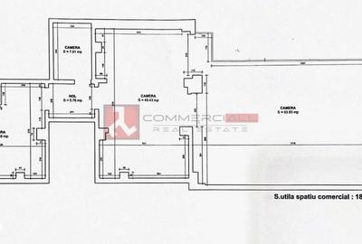 Spațiu comercial, de 186 mp, în Gării - 2