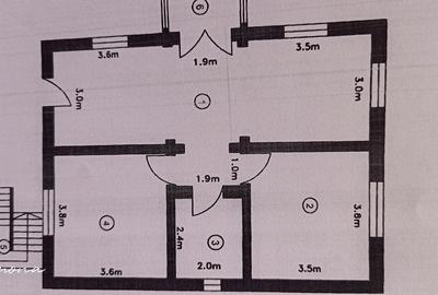Casă cu 3 camere cu Teren 830 Mp în Central - 3