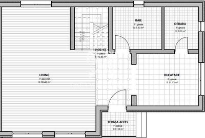 Duplex cu 4 camere cu Canalizare în Sânnicoară - 3