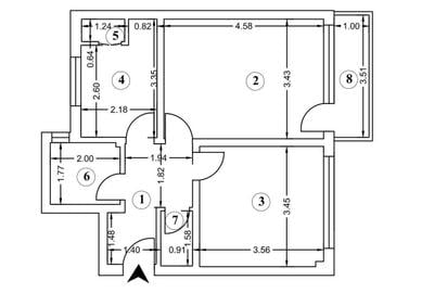 Apartament cu 2 camere în Eroii Revoluției - 2