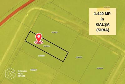 Teren Construcții intravilan de 1440 mp, în Galșa - 2