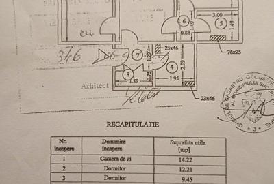 Apartament cu 3 camere semidecomandat în Titan - 2