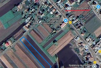 Teren Moara central 50 e/mp lingă Primăria Moara - 1
