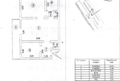 Apartament cu 2 camere semidecomandat în Mazepa 1 - 5