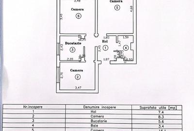 🏠 Apartament 3 camere de vânzare – zona Sala Olimpia- 5353 - 17