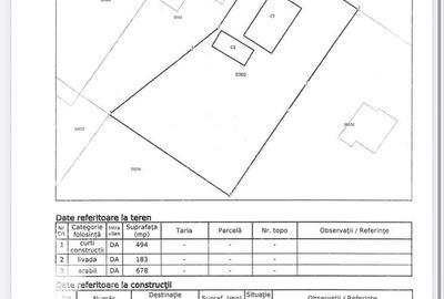 Teren de 3831 mp, în Exterior Vest