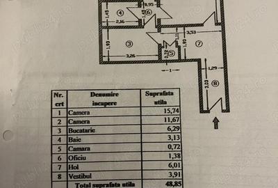 Apartament cu 2 camere decomandat în Drumul Taberei - 2