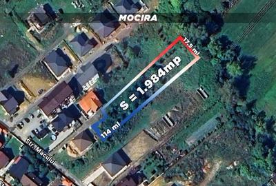 Teren intravilan de 1984 mp, în Mocira - 3
