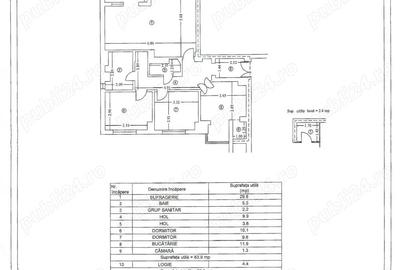 Apartament cu 3 camere decomandat în Central - 2