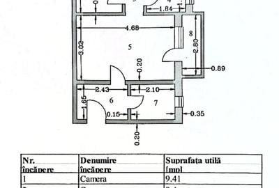 Apartament cu 3 camere semidecomandat, mobilat în Central - 8