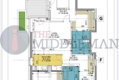 Apartament cu 3 camere One Charles de Gaulle - 19