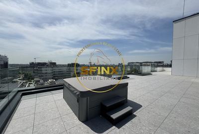 Penthouse 4 camere 111 mp cu terasa de 147 mp langa metrou Aurel Vlaicu/Pipera
