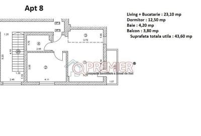 Apartament cu 2 camere în Central - 3