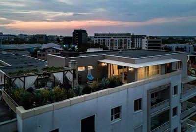 Penthouse cu 4 camere semidecomandat, mobilat în Aviației - 40