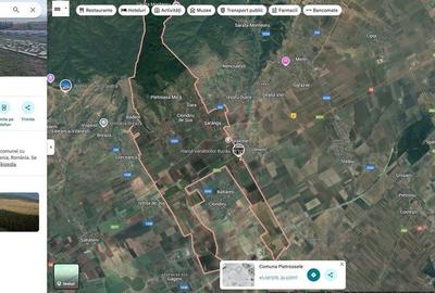 Teren de 1200 mp, în Pietroasele - 1