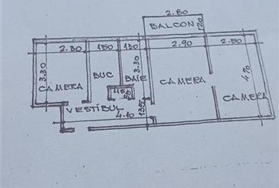 Apartament 3 camere nedecomandat Alexandru cel Bun - 3