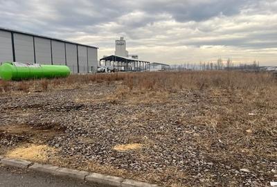 Teren in zona industriala Sura Mica cu PUZ, strada asfaltata si utilitati!