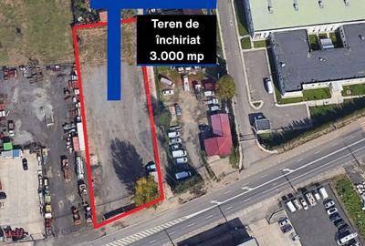 Teren de inchiriat 3.000 mp+ la bulevard principal Teren de inchiriat 3.000 mp+ la bulevard principal - 1