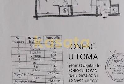 2 camere Baba Novac | Etaj 1 | Bloc reabilitat | 50 mp utili | 94.900 - 15