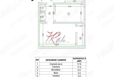 Vanzare apartament 2 camere Teiul Doamnei