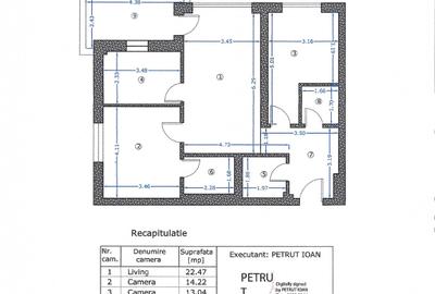Apartament cu 3 camere semidecomandat în Aviației - 12
