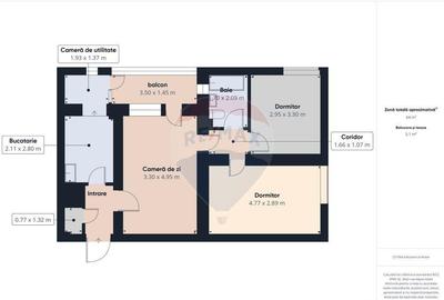 Apartament cu 3 camere semidecomandat în Basarabia - 4