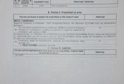 Teren în Văceni - 1