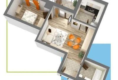 Apartament cu 2 camere, etajul 1/10, zona Nicolina - 13