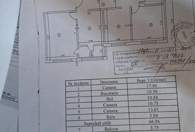 3 camere Traian, etj 4 4, 67mp utili - 1