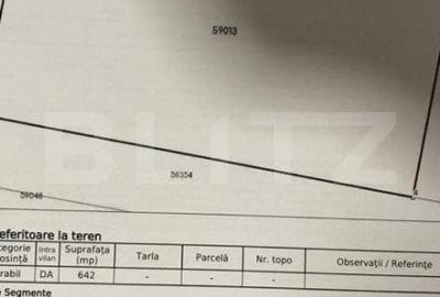 Parcele de 642 mp ,intravilane, zona rezidentiala Burdujeni - 2