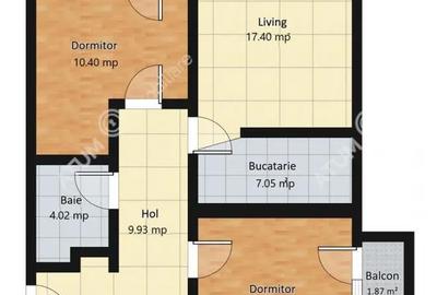 Apartament cu 3 camere decomandat în Șelimbăr - 8