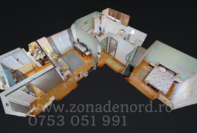 Apartament 3 camere de vânzare | Metrou 1 Mai – Chibrit – Ion Mihalache | Etaj 1 - 17