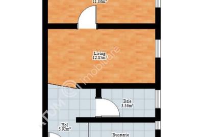 Apartament cu 2 camere, mobilat în Cedonia - 4