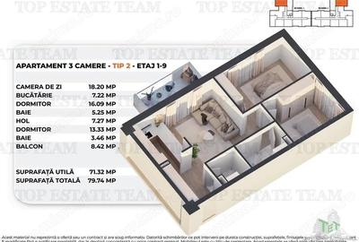 Super oferta: Bucuresti - Antiaeriana_Sos.Alexandriei Bloc nou Vanzare apartament 3 camere 80mp - 13