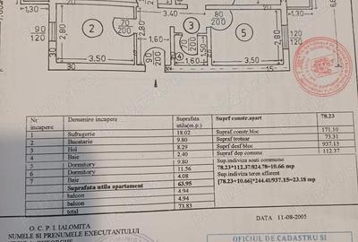 Apartament cu 3 camere decomandat în Central - 1