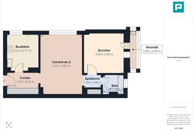 Apartament cu 2 camere decomandat, mobilat în Dorobanți - 7