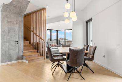 Penthouse cu 5 camere decomandat, mobilat în Herăstrău