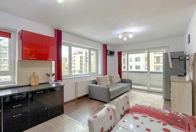 Apartament cu 2 camere nedecomandat, mobilat în Tractorul - 2