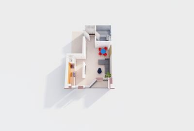Apartament nou, 1 camera open-space, 34 mp, de vanzare, Profi Visan, Cod 159156 - 2