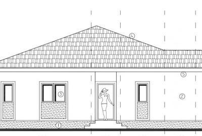 Duplex cu 4 camere cu Canalizare în Moșnița Nouă - 3