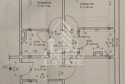 Apartament cu 3 camere decomandat în Aradului - 1