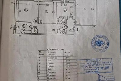 Apartament cu 3 camere decomandat în Ceair - 1