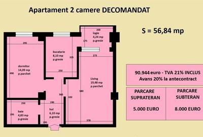 Apartament cu 2 camere decomandat în Cug - 2