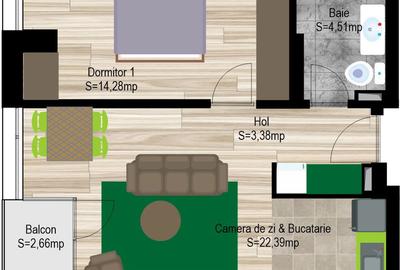 Garsonieră în Central - 2