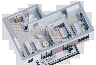 Apartament modern 3 camere, 72 mp– Finisaje premium, 0% comision - 4