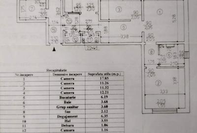 Apartament cu 4 camere semidecomandat, mobilat în Alexandru cel Bun - 12